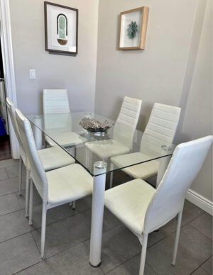 Melody Dining Table with Mila Dining Chairs