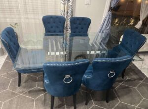 Contemporary Glam 6-Piece Dining Set – Elegance Redefined
