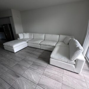 Thomasville Lowell 8-Piece U-Shape Fabric Modular Sectional